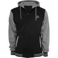 Custom Zip Up Hoodies | Wholesale Two Tone Fleece Hooded Sweatshirts Manufacturer