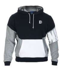 Custom Zip Up Hoodies | Wholesale Two Tone Fleece Hooded Sweatshirts Manufacturer